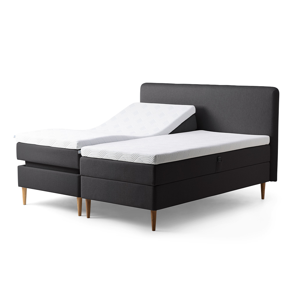 Tempur Promise Plus SmartCool Ställbar Säng 105x200 Grå