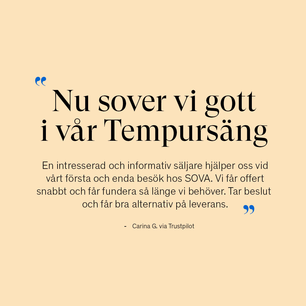 Tempur Spring Box Pro Luxe Kontinentalsäng