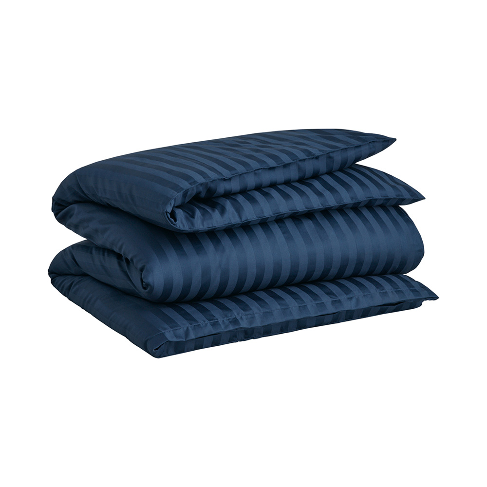 Gant Sateen Stripes Påslakan 150x210 Blå