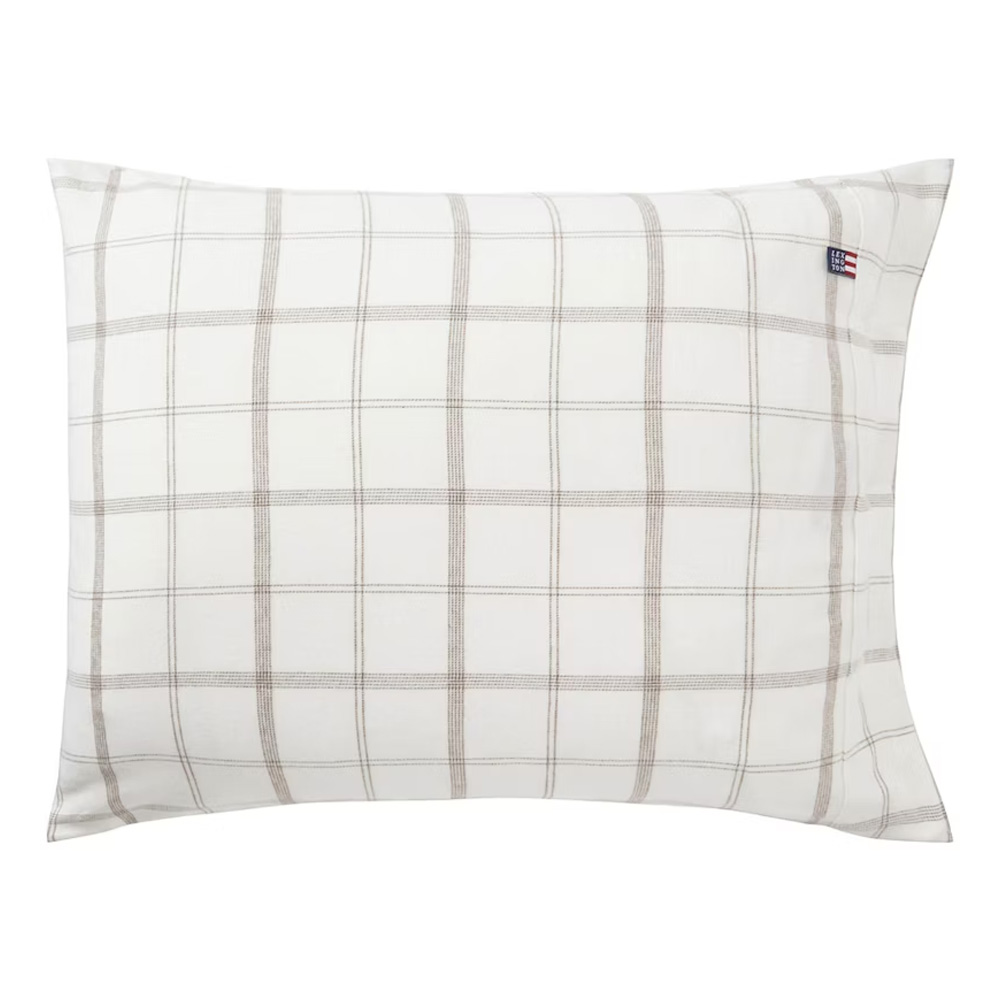 Lexington Checked Cotton Flannel Örngott