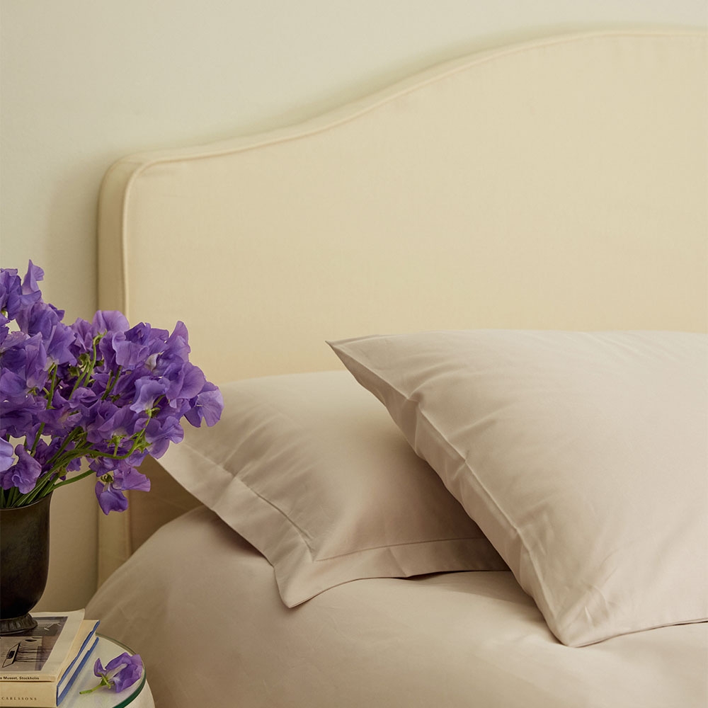 Mille Notti Carlita Laura Solid Sänggavel 120x120 Offwhite