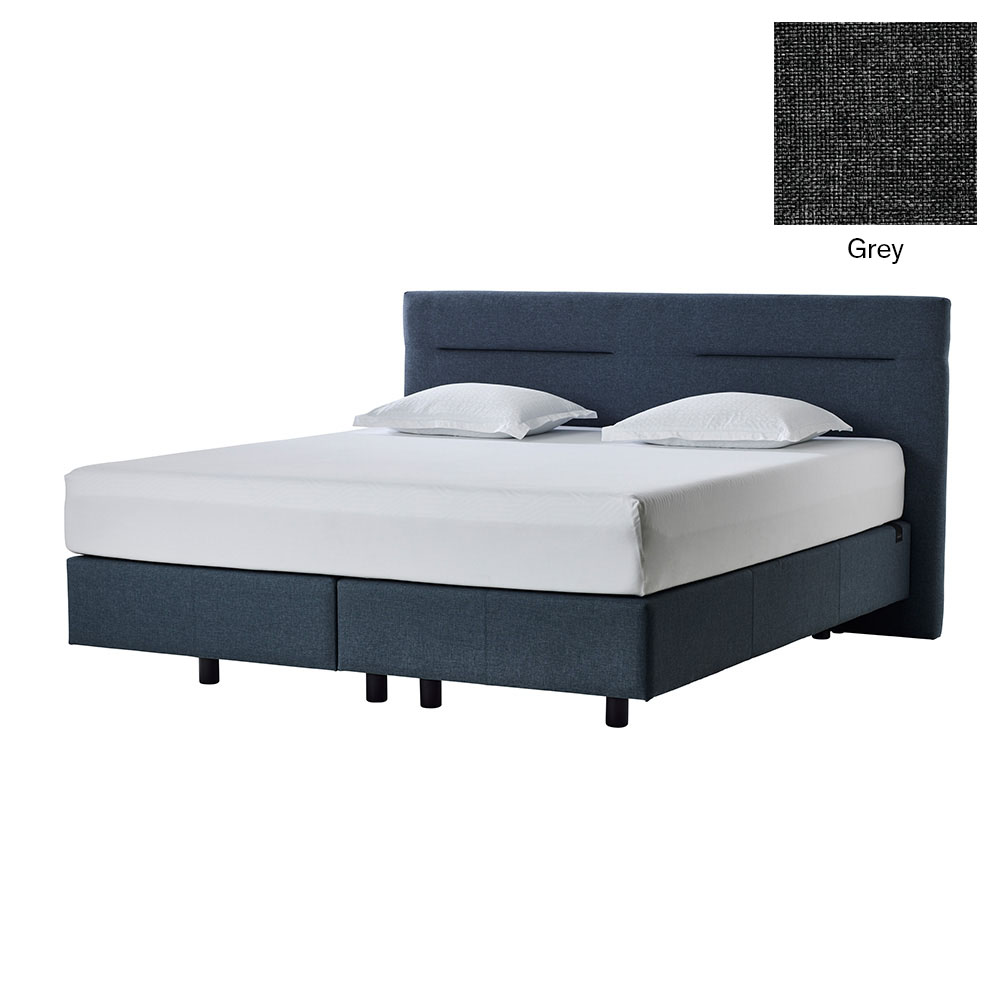 Tempur Spring Box Pro Luxe Kontinentalsäng 200x200 Grå