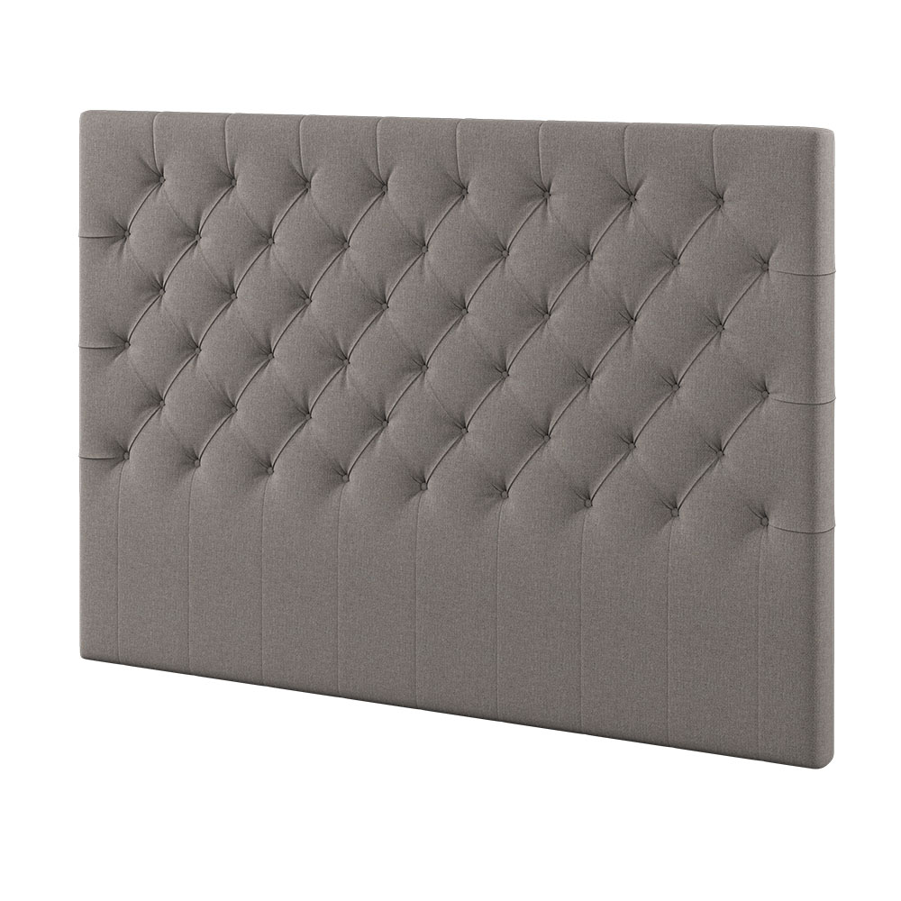 Hilding Djupknappad Sänggavel 160x125 Grå