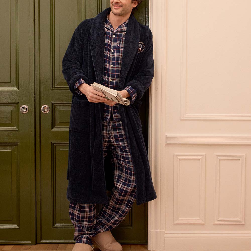 Lexington Organic Cotton Checked Flannel Pyjamasset