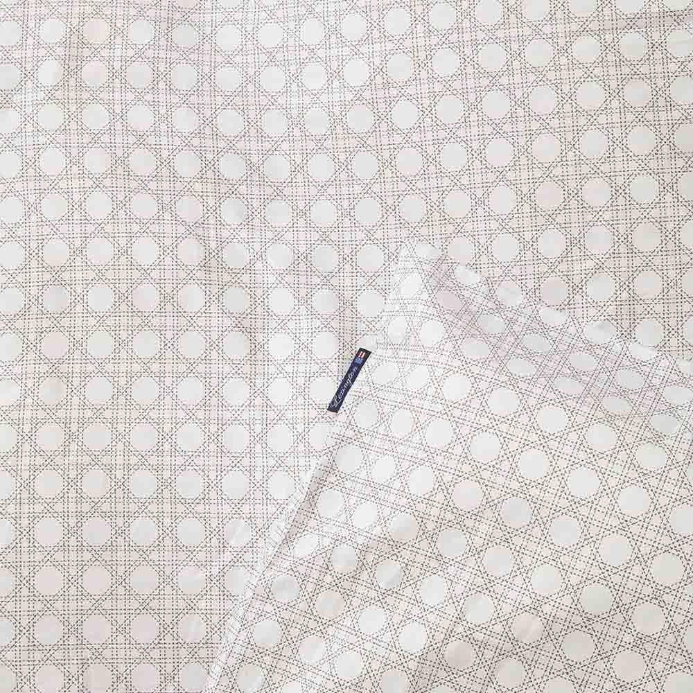 Lexington Rattan Printed Cotton Sateen Påslakanset