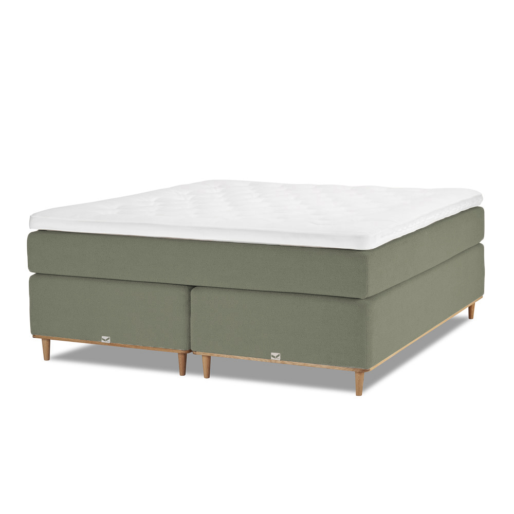 Viking Adelsö Kontinentalsäng 180x210 Sage Green