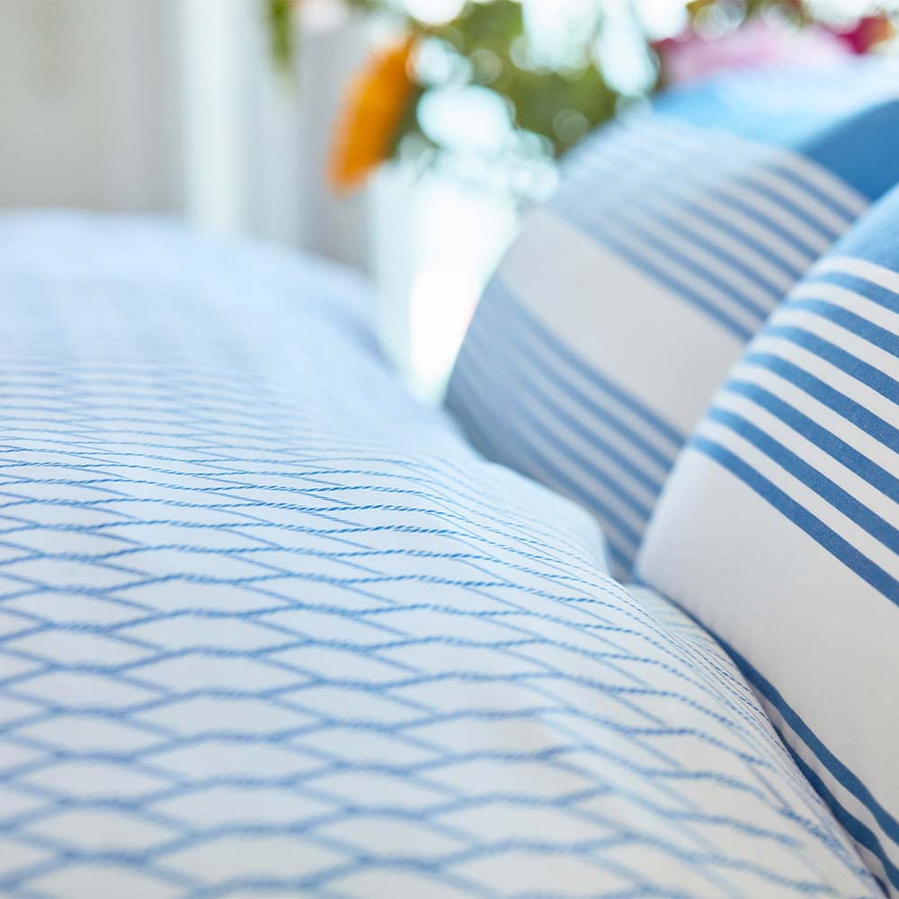 Lexington Rope Printed Cotton Poplin Påslakanset