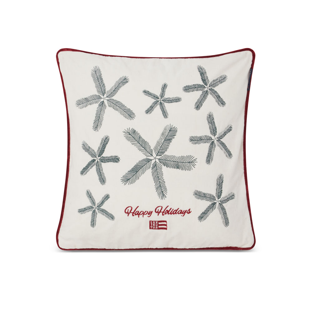 Lexington Spruce Stars Organic Cotton Velvet Kuddfodral 50x50 Multi