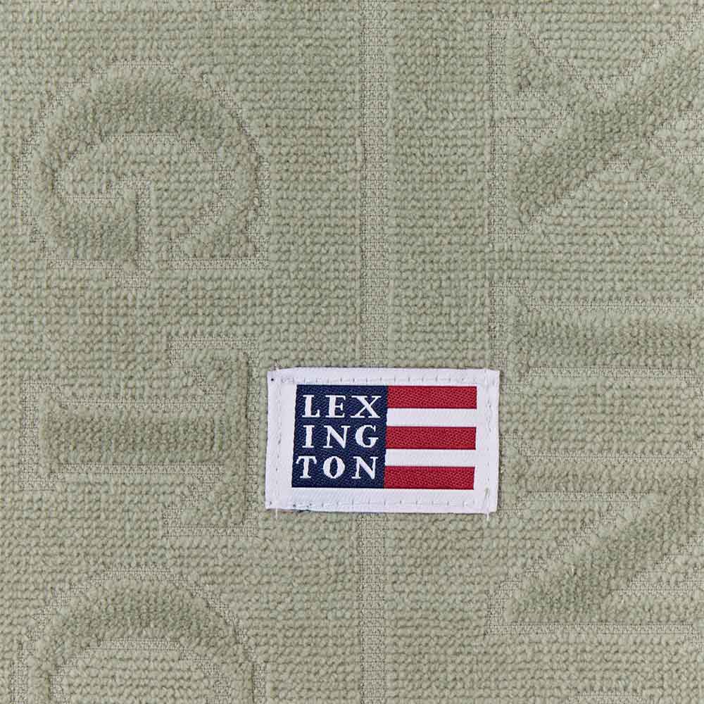 Lexington Velour Jacquard Logo Handduk