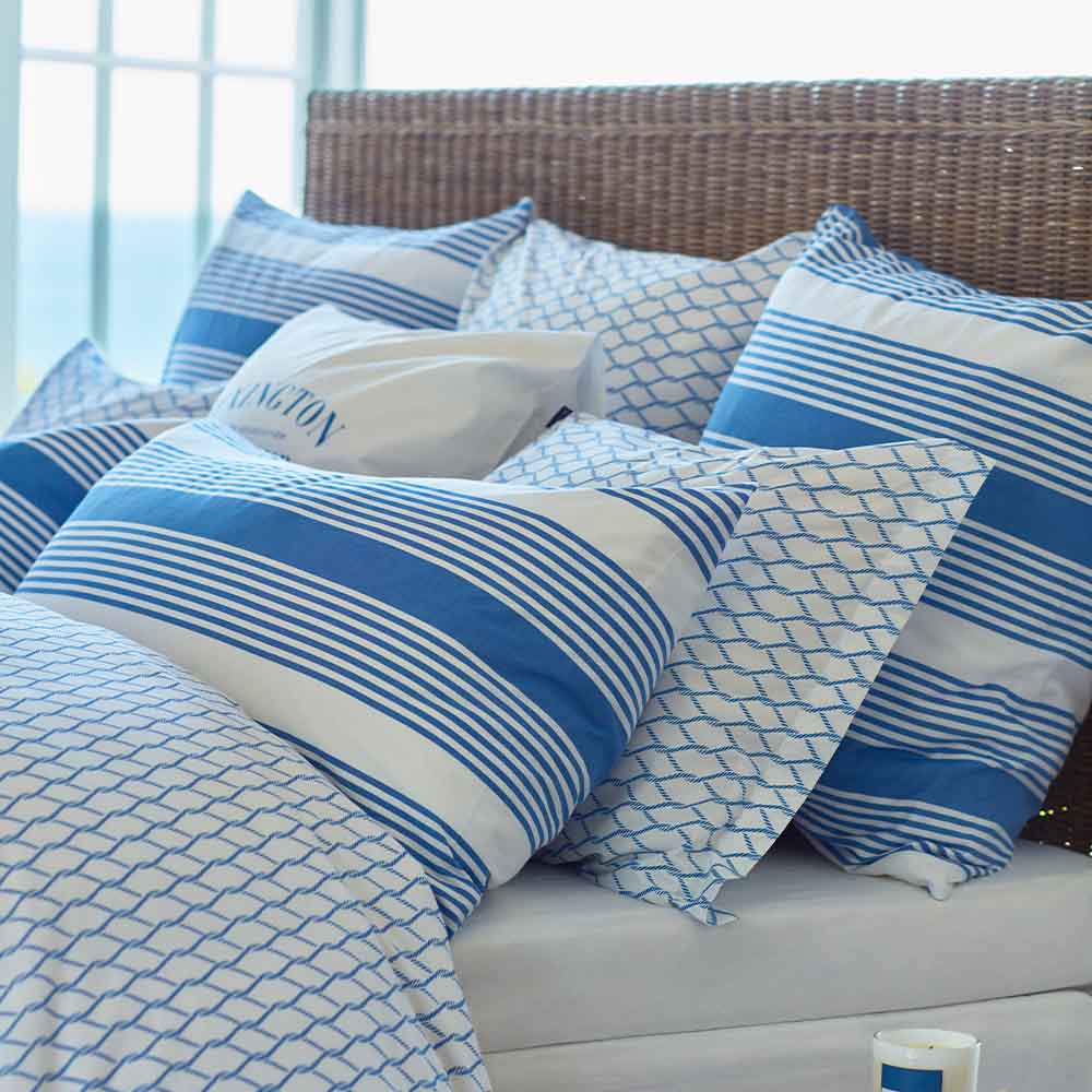 Lexington Striped Cotton Sateen Örngott