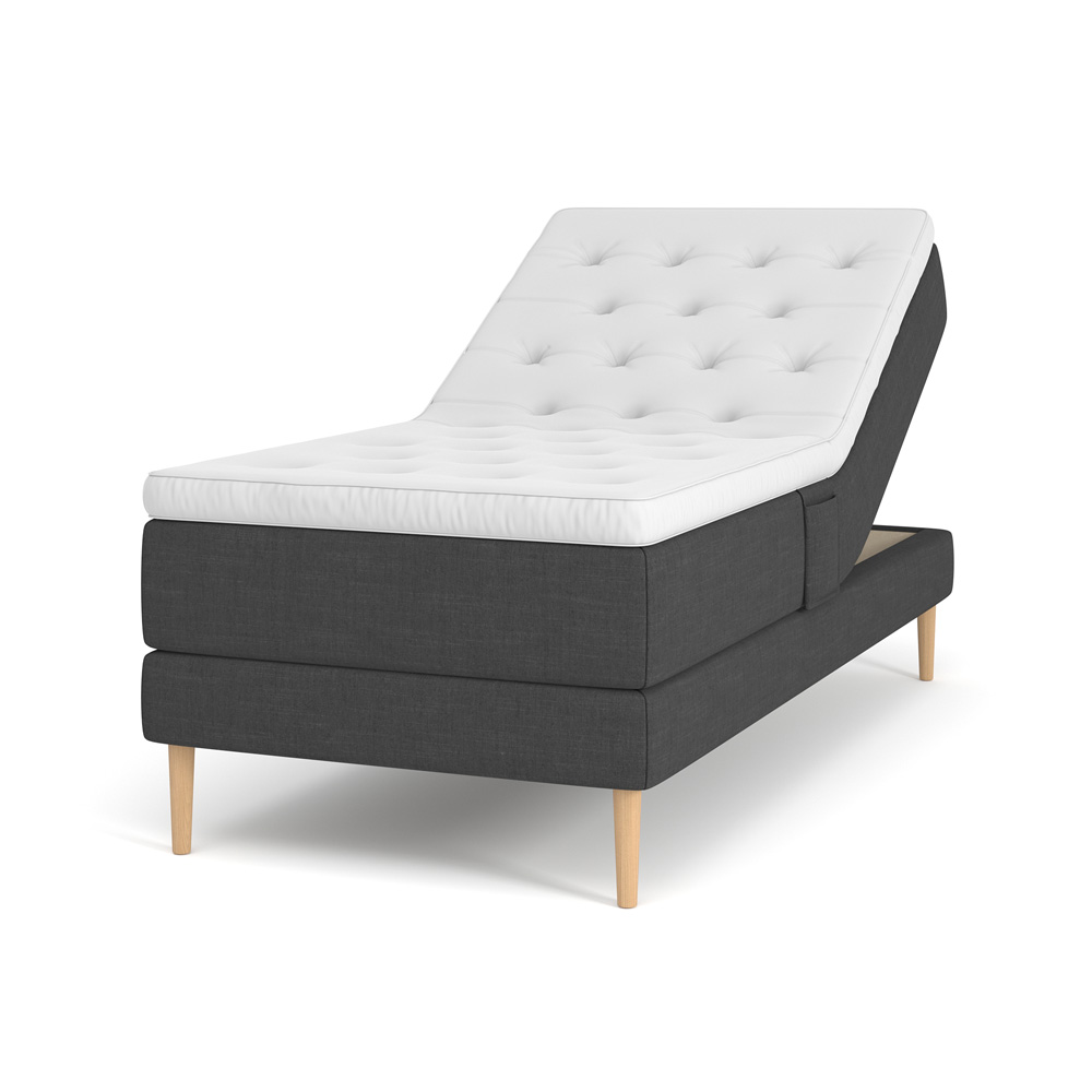 Drem Carolina Original Ställbar Säng 180x200 Charcoal