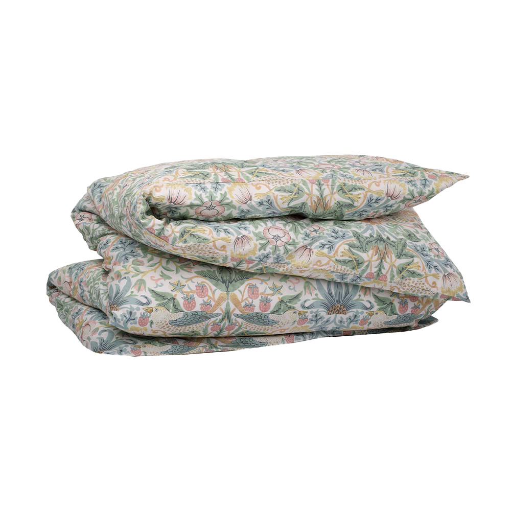 Mille Notti Morris & Co Strawberry Thief Påslakan