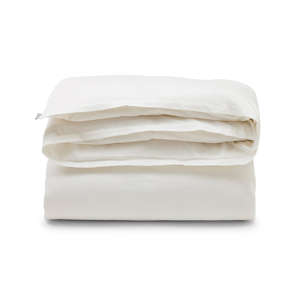 Lexington Hotel Cotton/Mulberry Silk Sateen Påslakan 220x220 Vit