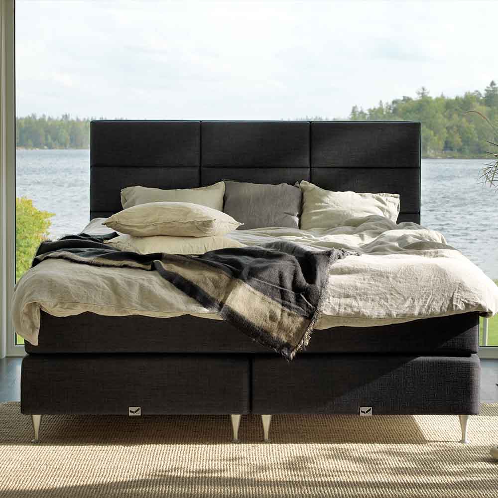 Viking Freja Kontinentalsäng 160x200 Grå