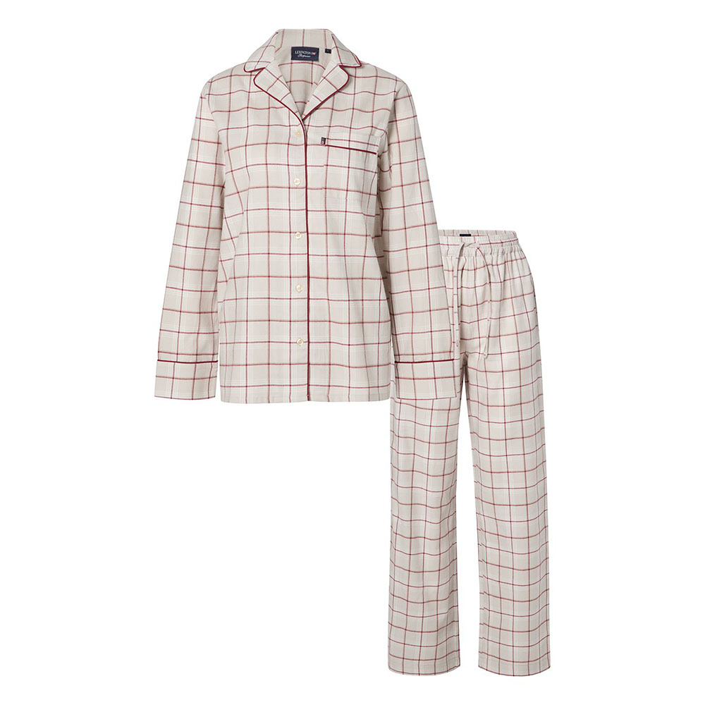 Lexington Organic Cotton Checked Flannel Pyjamasset
