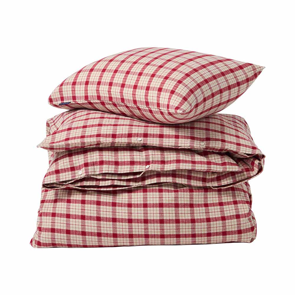 Lexington Checked Cotton Flannel Påslakanset