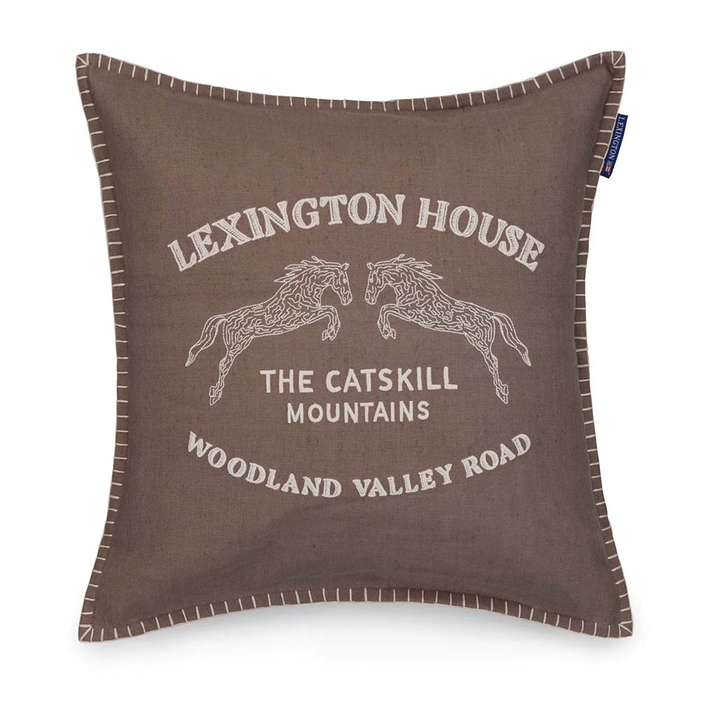 Lexington Catskills Logo Linen/Cotton Kuddfodral