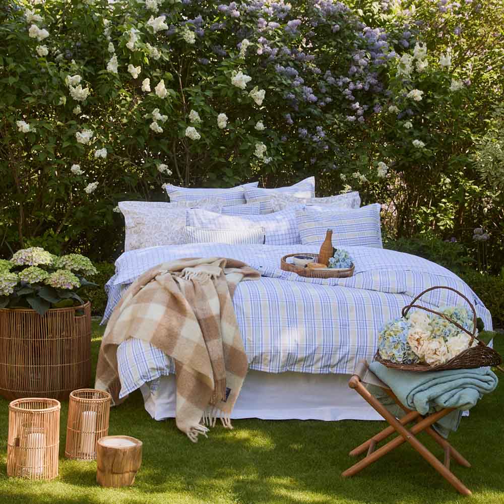 Lexington Flowers Cotton Sateen P&aring;slakanset