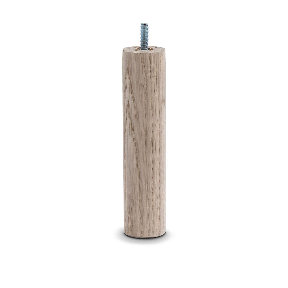 Jensen Runda Smala Sängben 4-pack dimHeight: 14cm Vit