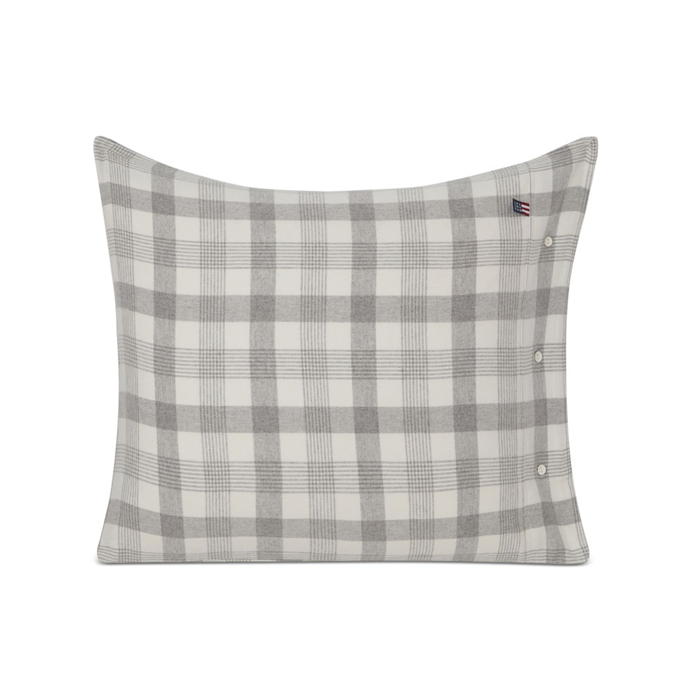 Lexington Checked Cotton Flannel Örngott Med Vinge