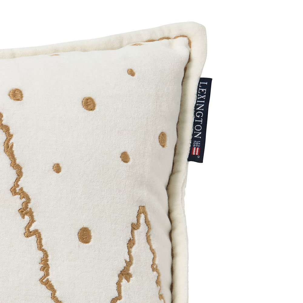 Lexington Winter House Organic Cotton Velvet Prydnadskudde