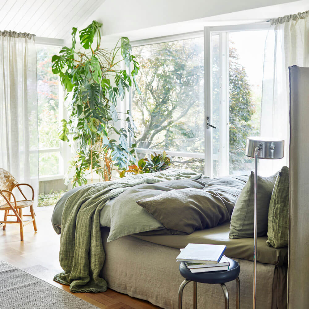 Himla Hannelin Linen Överkast