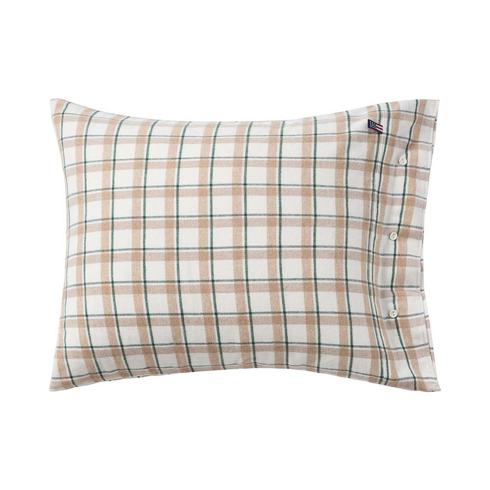 Lexington Checked Cotton Flannel Örngott