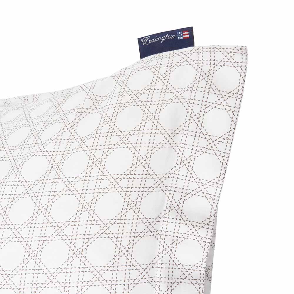 Lexington Rattan Printed Cotton Sateen Påslakanset