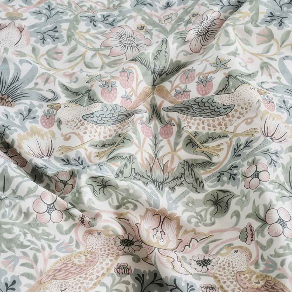 Mille Notti Morris & Co Strawberry Thief P&aring;slakan