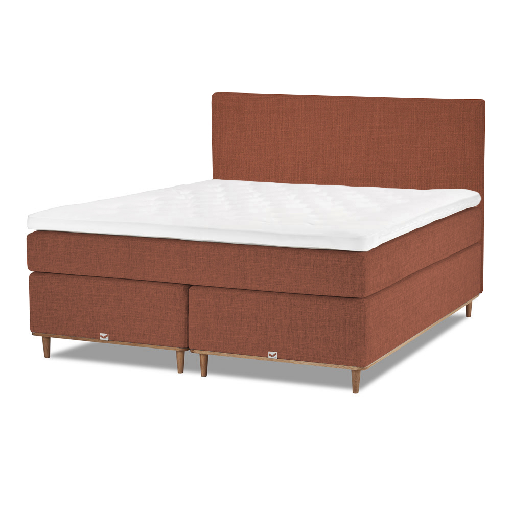 Viking Adelsö Kontinentalsäng 120x200 Rusty Red