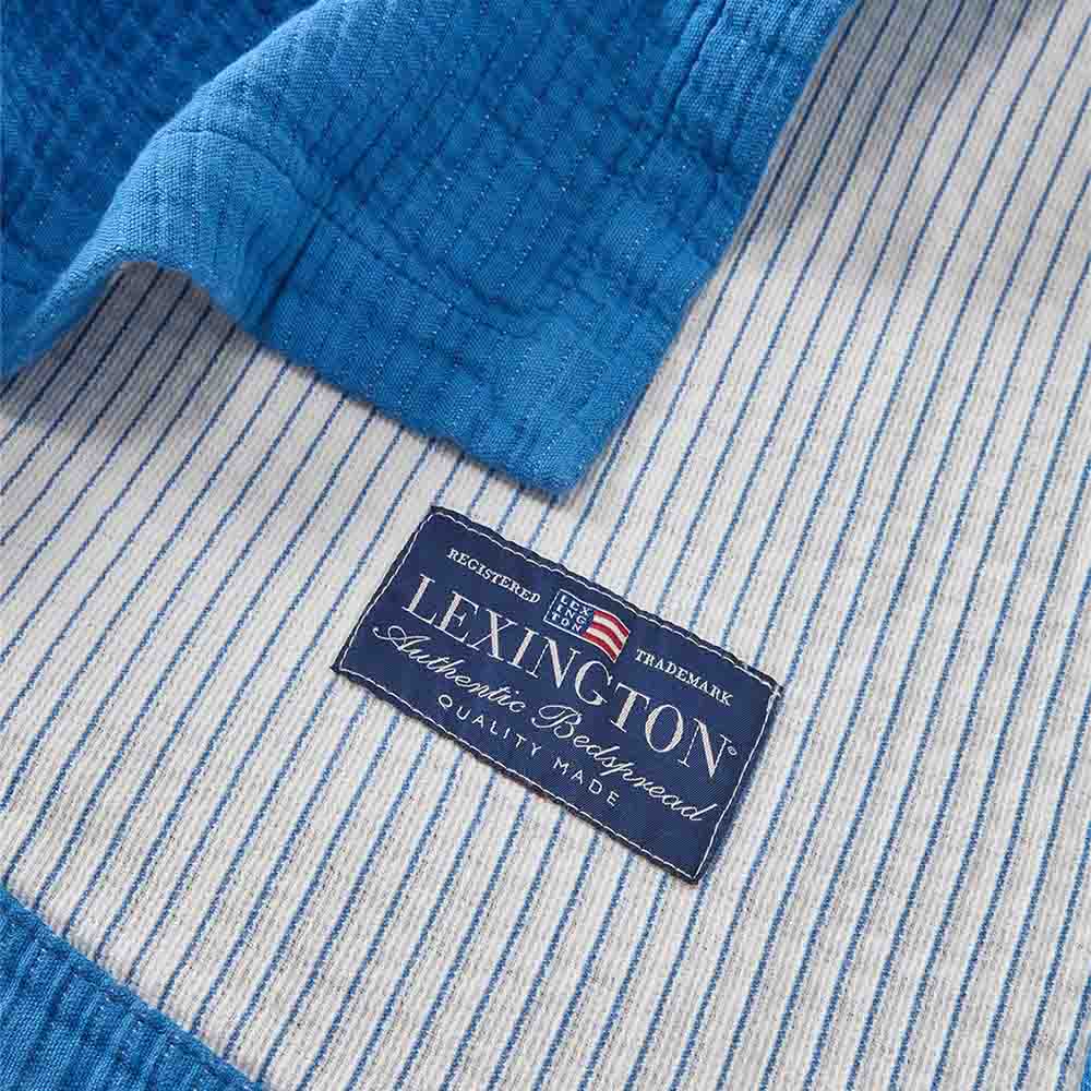Lexington Striped Reversable Organic Cotton &Ouml;verkast