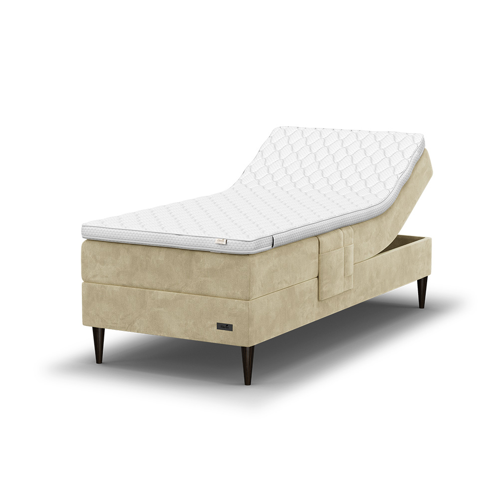 Ekens Elegans Ställbar Säng 180x210 Lyster Sand