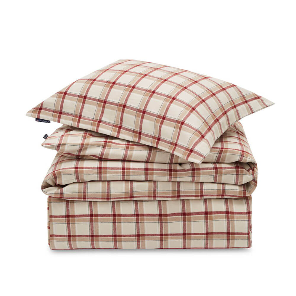 Lexington Checked Cotton Flannel Rutigt P&aring;slakanset