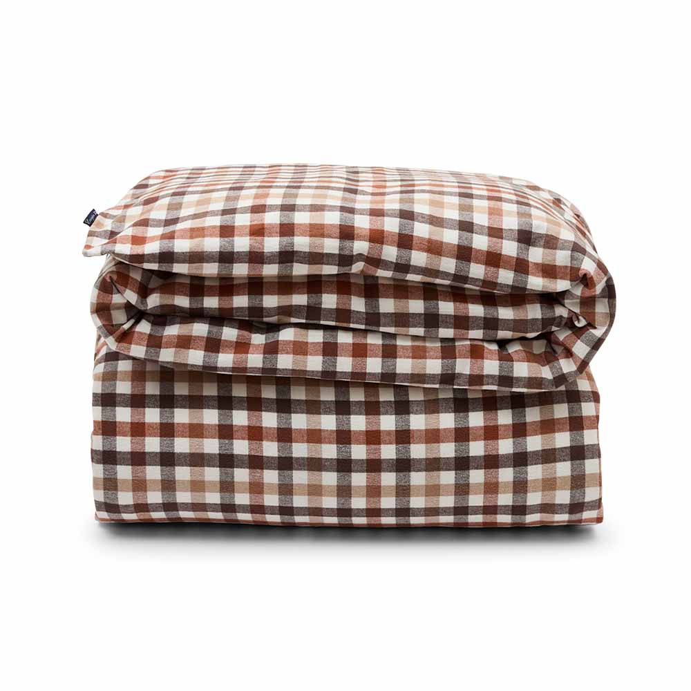 Lexington Checked Cotton Flannel Rutigt Påslakan 150x210 Multi
