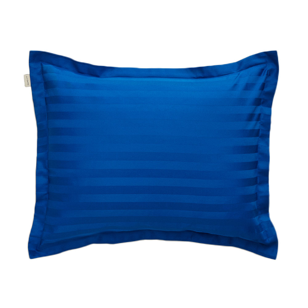 Gant Sateen Stripes Örngott 50x60 Blå