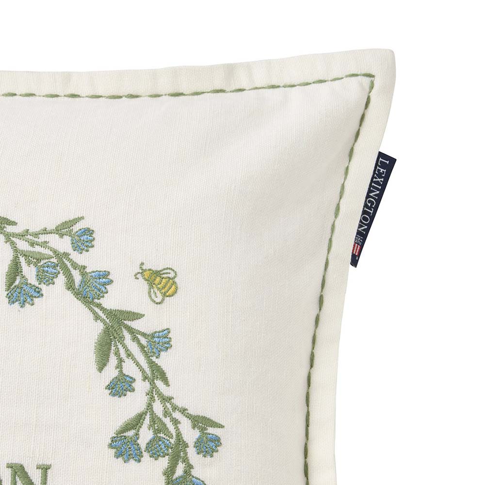 Lexington Wreath Linen/Cotton Logo Kuddfodral