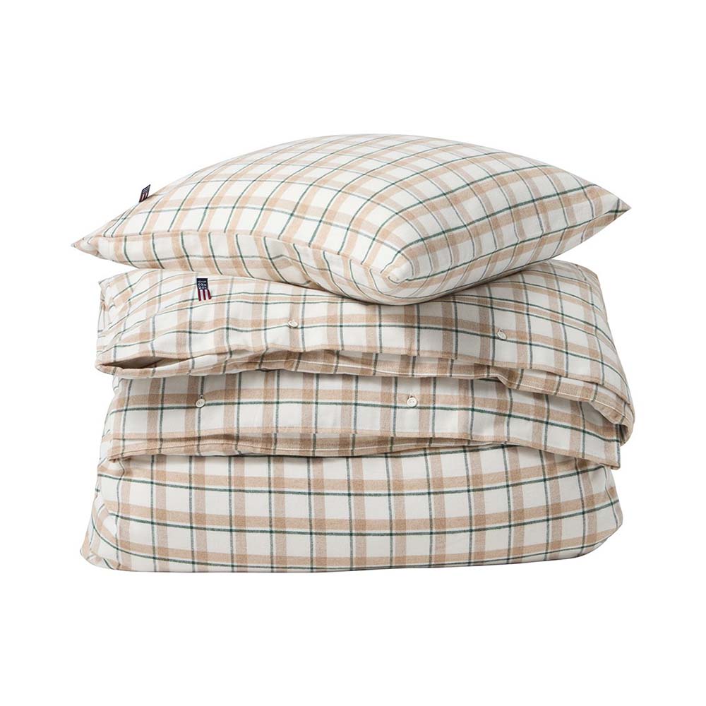 Lexington Checked Cotton Flannel Påslakanset