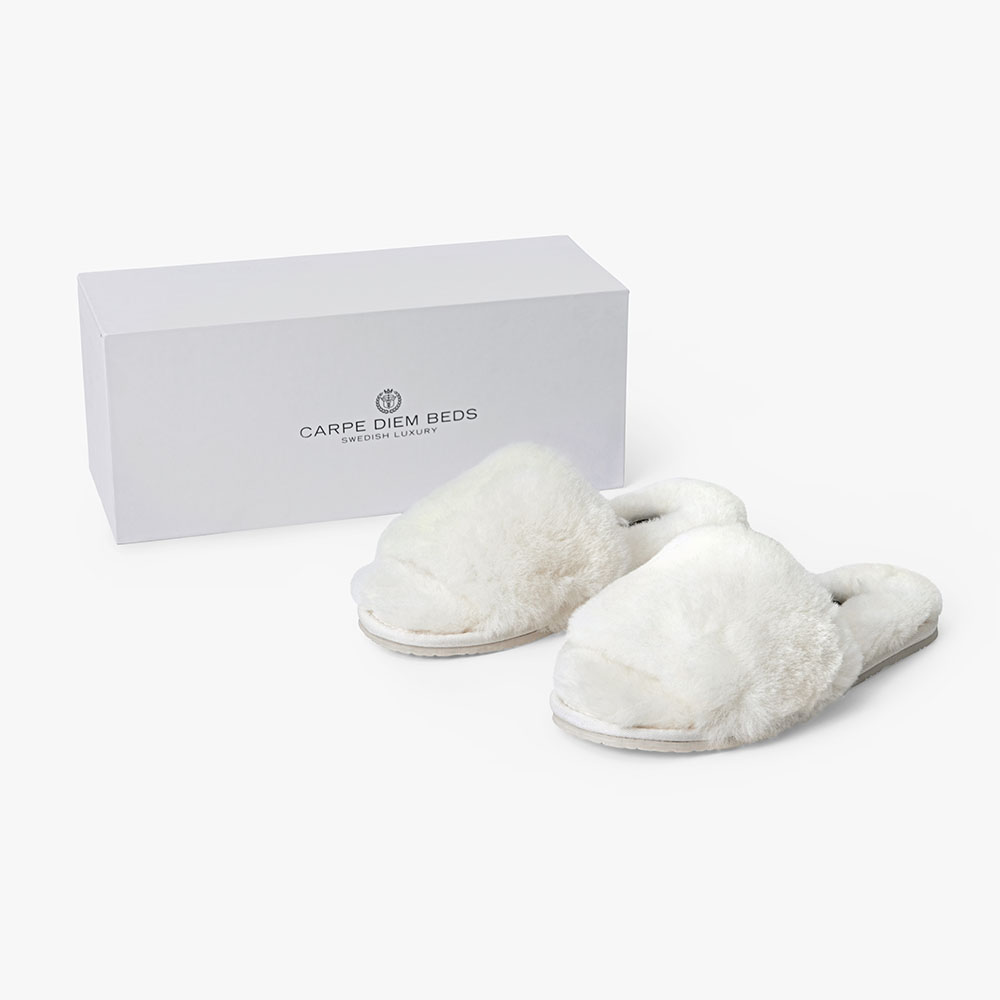 Carpe Diem Beds Fårskinnstofflor M (38-39) Warm White