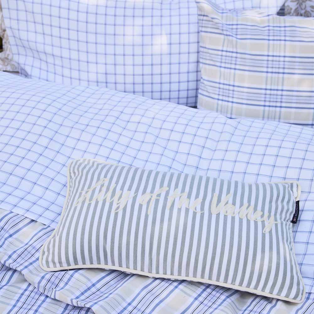 Lexington Checked Cotton Poplin Örngott