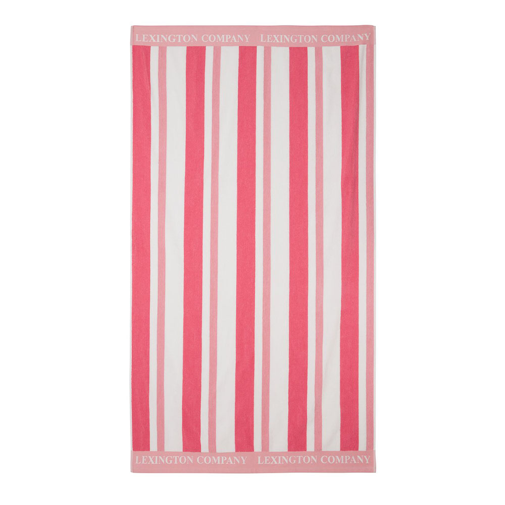 Lexington Striped Cotton Terry Beach Handduk