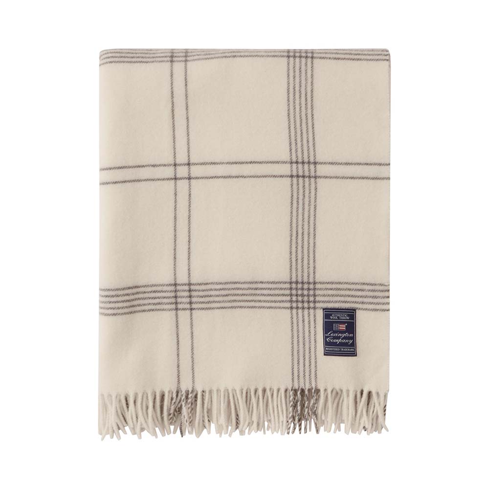 Lexington Checked Recycled Wool Pläd