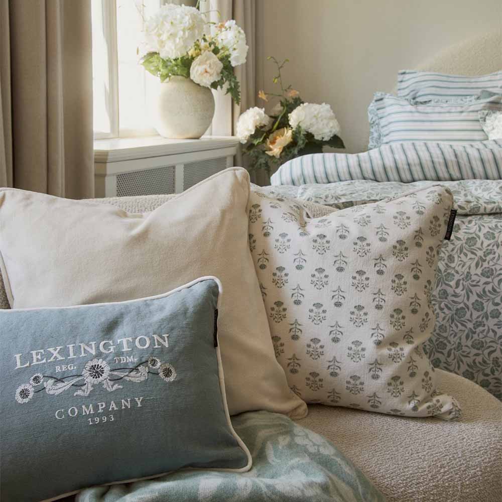 Lexington Logo Cotton Kudde