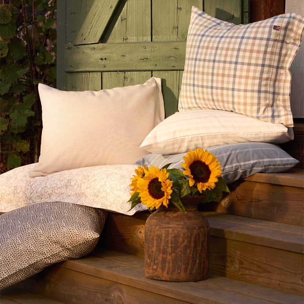 Lexington Striped Lyocell Flannel Påslakanset