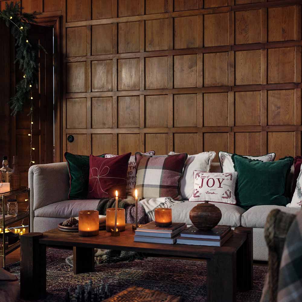 Lexington Wrapped Organic Cotton Velvet Kuddfodral