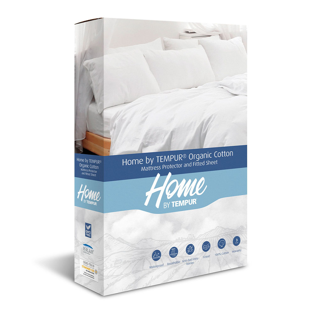 Tempur Ekologisk Bomull Madrasskydd 5-17cm