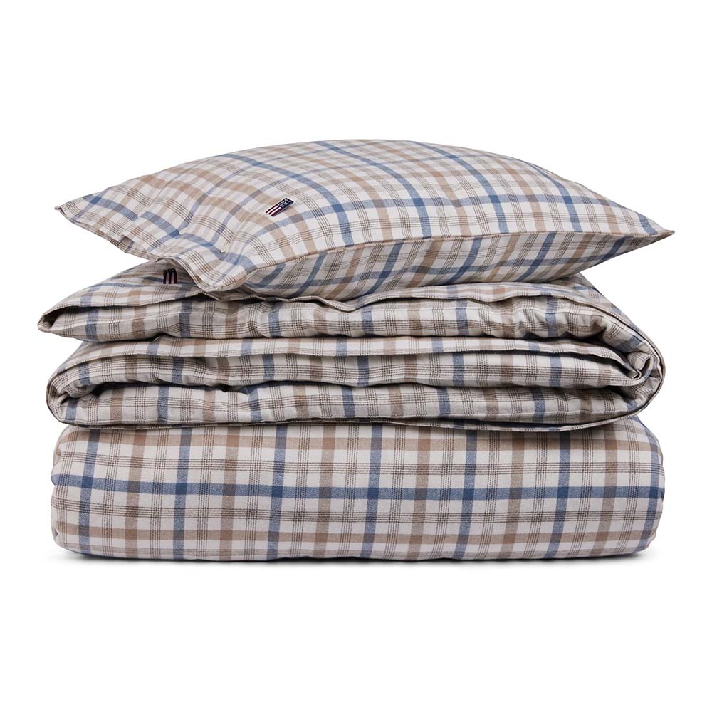 Lexington Checked Cotton Flannel Rutigt P&aring;slakanset