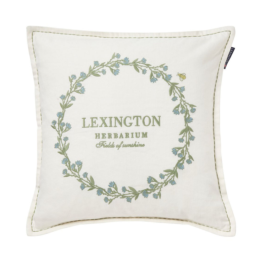 Lexington Wreath Linen/Cotton Logo Kuddfodral