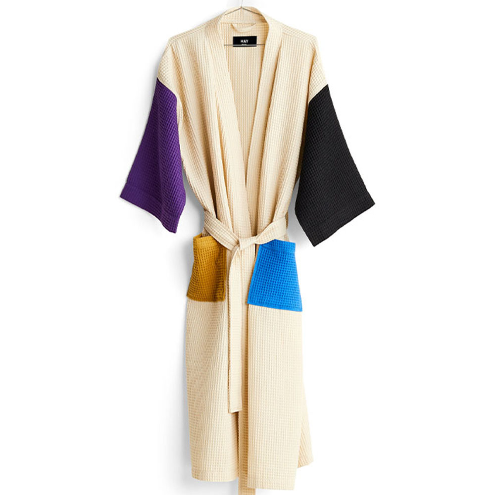 HAY Waffle Bathrobe Morgonrock Multi
