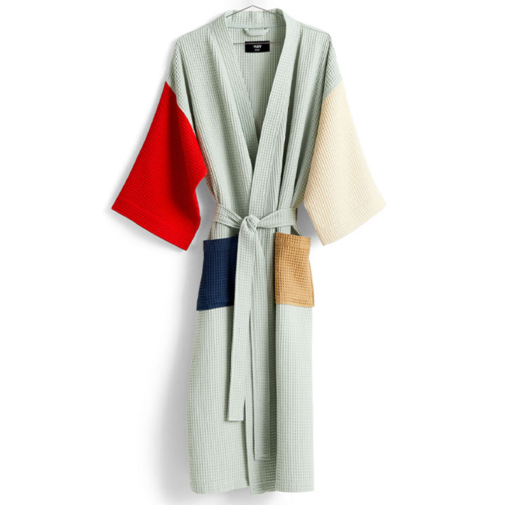 HAY Waffle Bathrobe Morgonrock Multi
