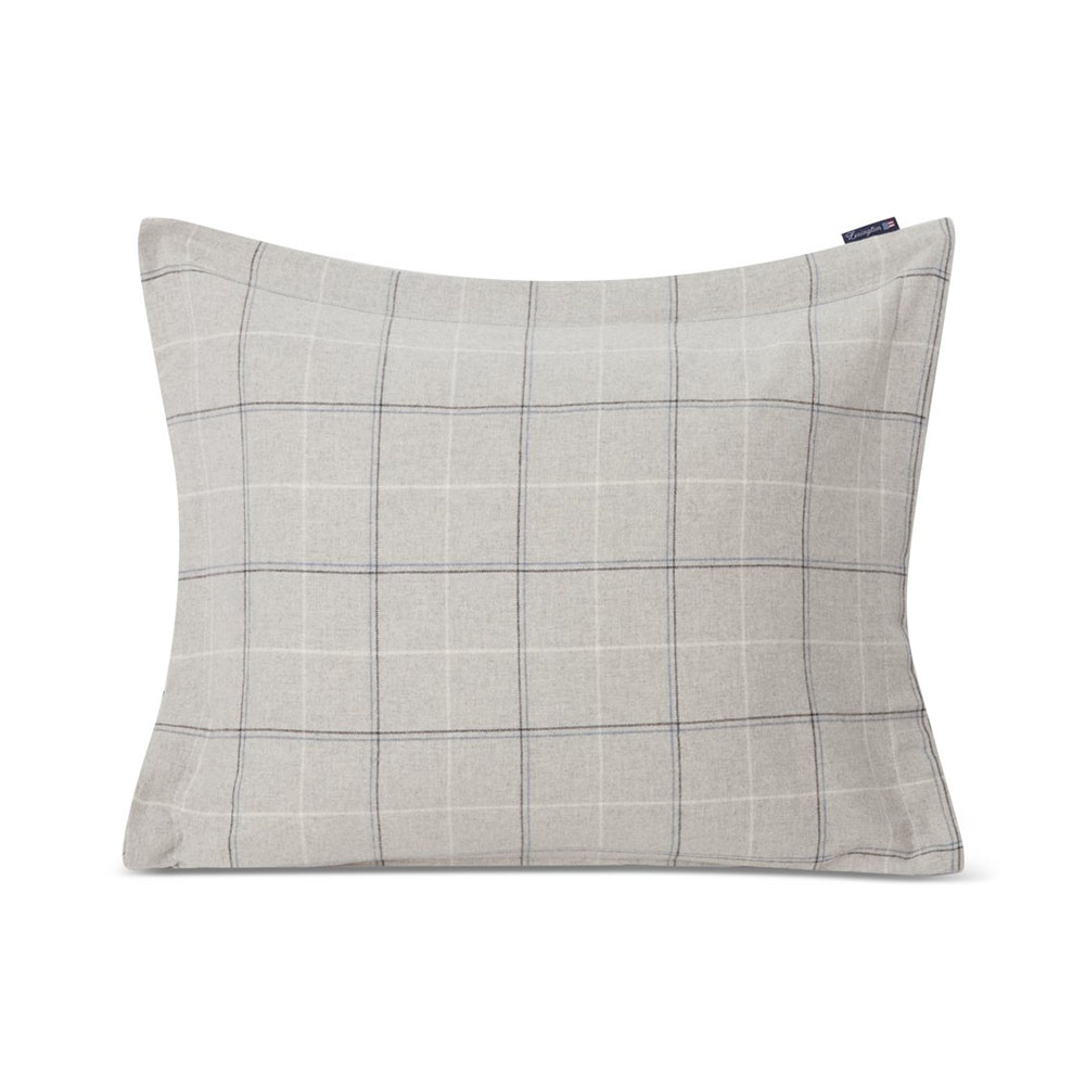 Lexington Checked Cotton Flannel Örngott Med Vinge